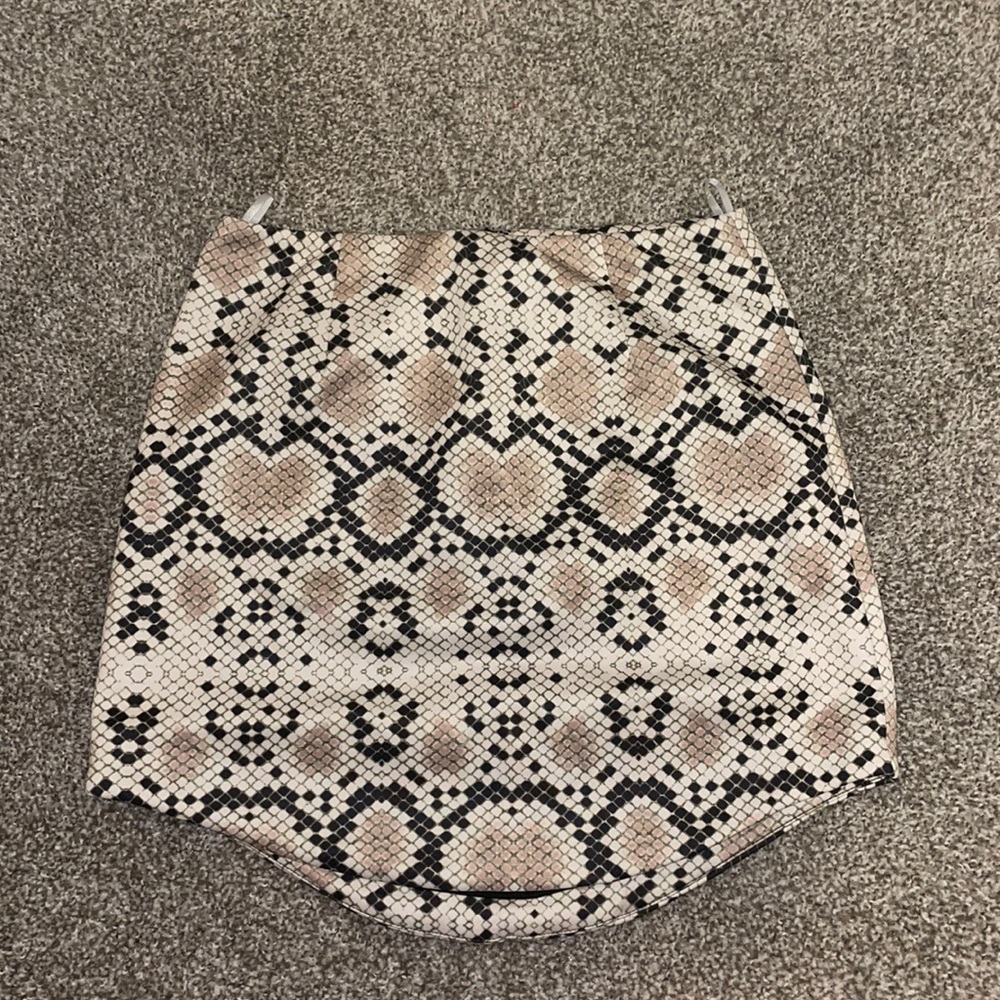 Snake skin skirt